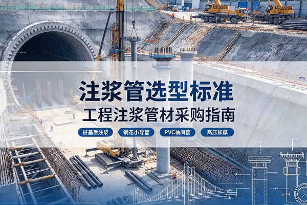 巴塘注浆管选型标准