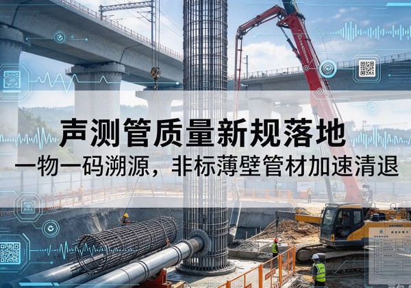 巴塘声测管质量新规落地，一物一码溯源，非标薄壁管材加速清退
