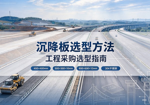 巴塘沉降板选择方法
